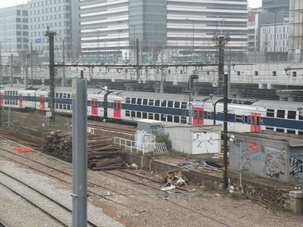  RER arrivant en gare d'Austerlitz
